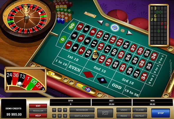 Das Vorschaubild für die verlinkte kostenlose Demoversion des Microgaming Online Casino Spiels American Roulette.