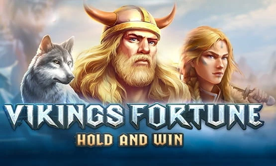 Das Logo des Spiels Vikings Fortune: Hold and Win von Playson.