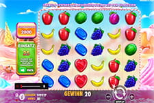 Der Online Spielautomat Sweet Bonanza im Happy Hugo.