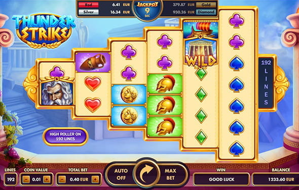 Der Slot Thunderstrike von Netgame