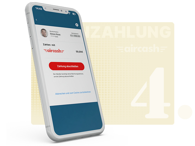 Aircash Einzahlungsschritt 4