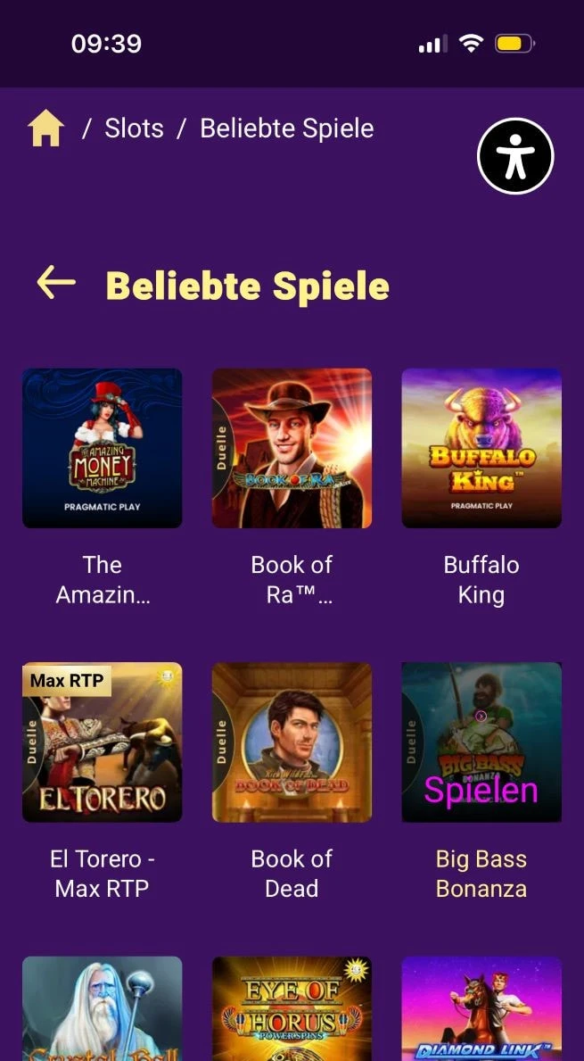 Beliebte Spielautomaten wie Book of Ra bei BingBong.