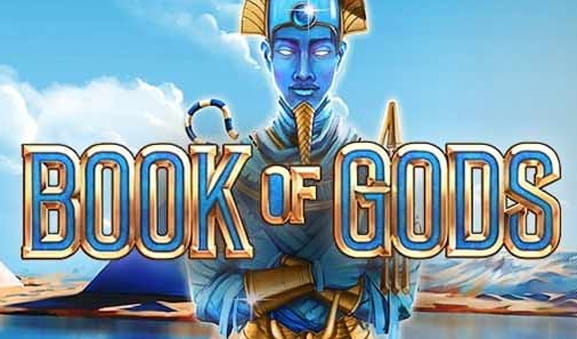 Das Logo des Book of Gods Slots von Big Time Gaming.