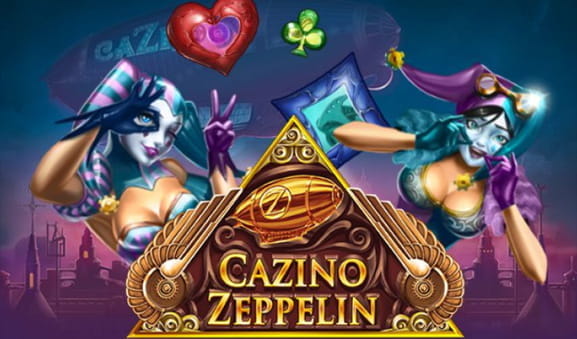 Das Logo des Online Spielautomaten Cazino Zeppelin des Herstellers Yggdrasil.