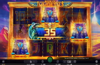 Der neue iSoftBet-Slot Book of Immortals.