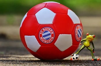 Ein FC Bayern München-Fußball.