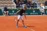Foto des deutschen Tennisspielers Alexander Zverev auf einem Tennisplatz