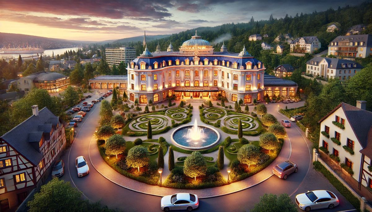 KI-generierte Bild vom Casino Baden-Baden