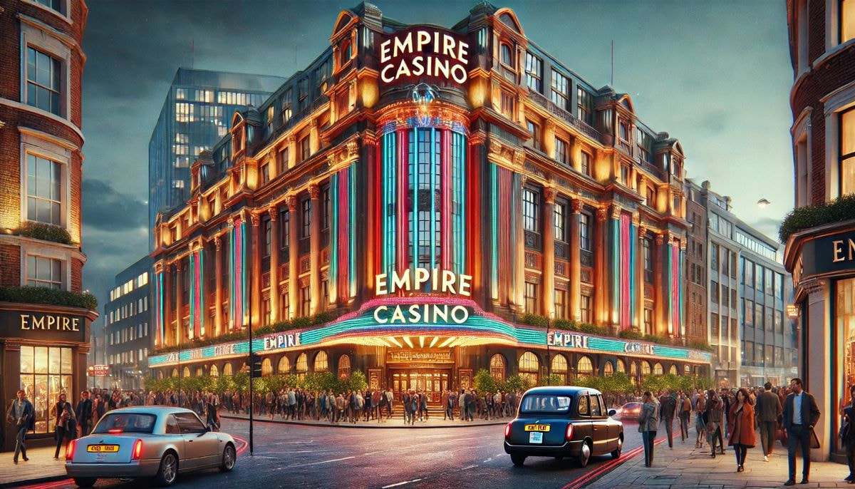 KI-generierte Bild vom Empire Casino in London 