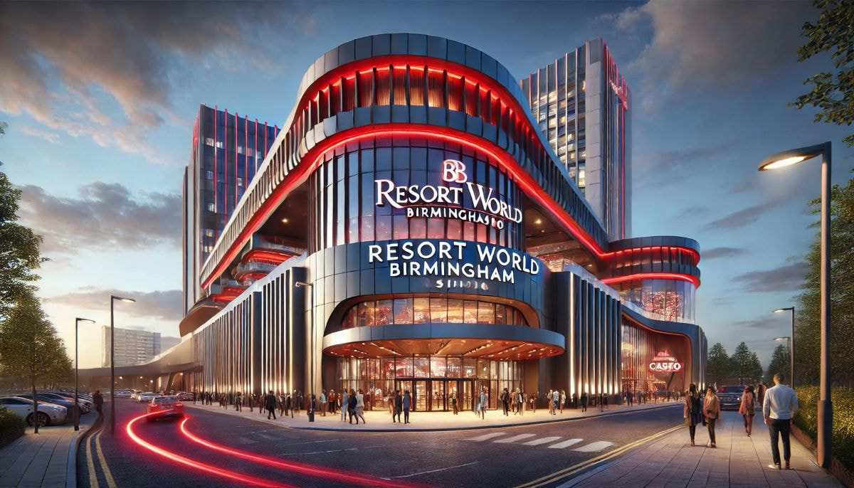 KI-generierte Bild vom Casino im Resort World Birmingham