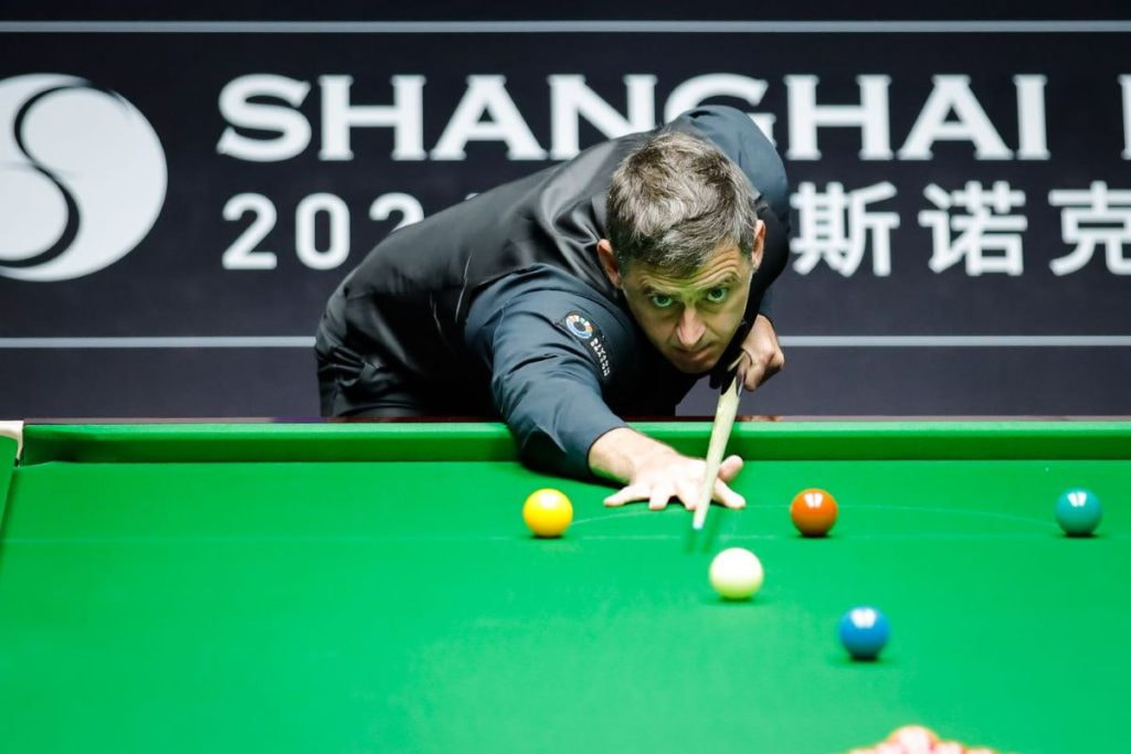 Aufnahme von Ronnie O'Sullivan bei den Shanghai Masters 2024.