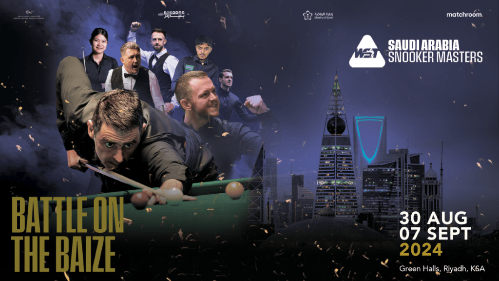 Tour-Poster zu den Saudi Arabia Masters 2024.