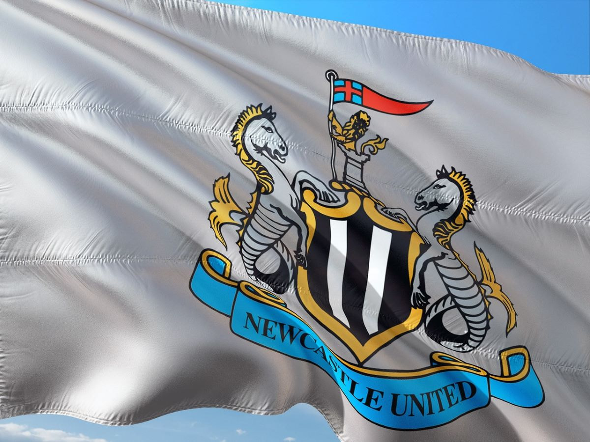 Mannschaftsflagge von Newcastle United.