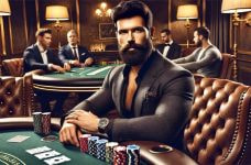 Dan Bilzerian spielt Poker in einem luxuriösen Umfeld.