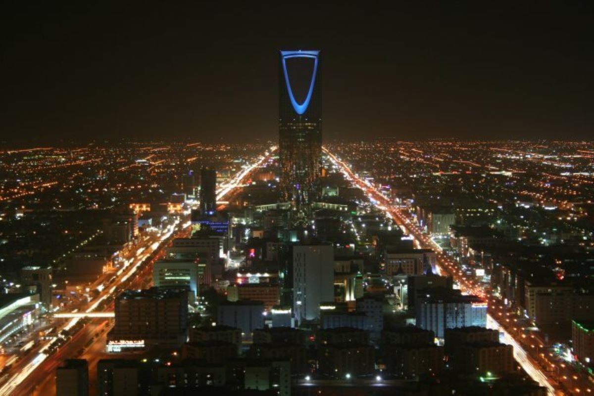 Foto des Kingdom Centers in Riad, Saudi-Arabien