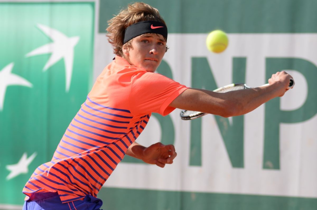 Foto des deutschen Tennisprofis Alexander Zverev