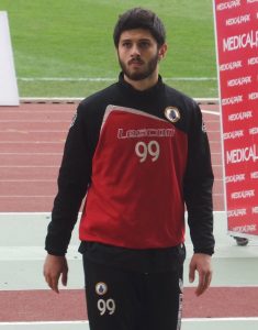 Aufnahme von İbrahim Yılmaz während seiner Zeit als Fußballspieler.