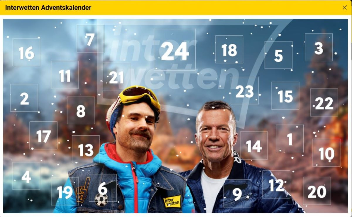 Foto des Interwetten Adventskalenders