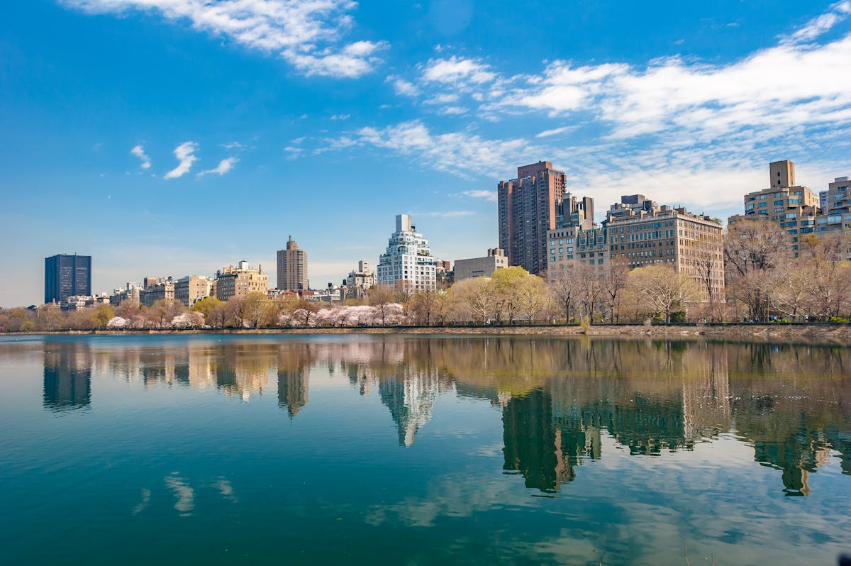 Blick auf New Jersey, USA.