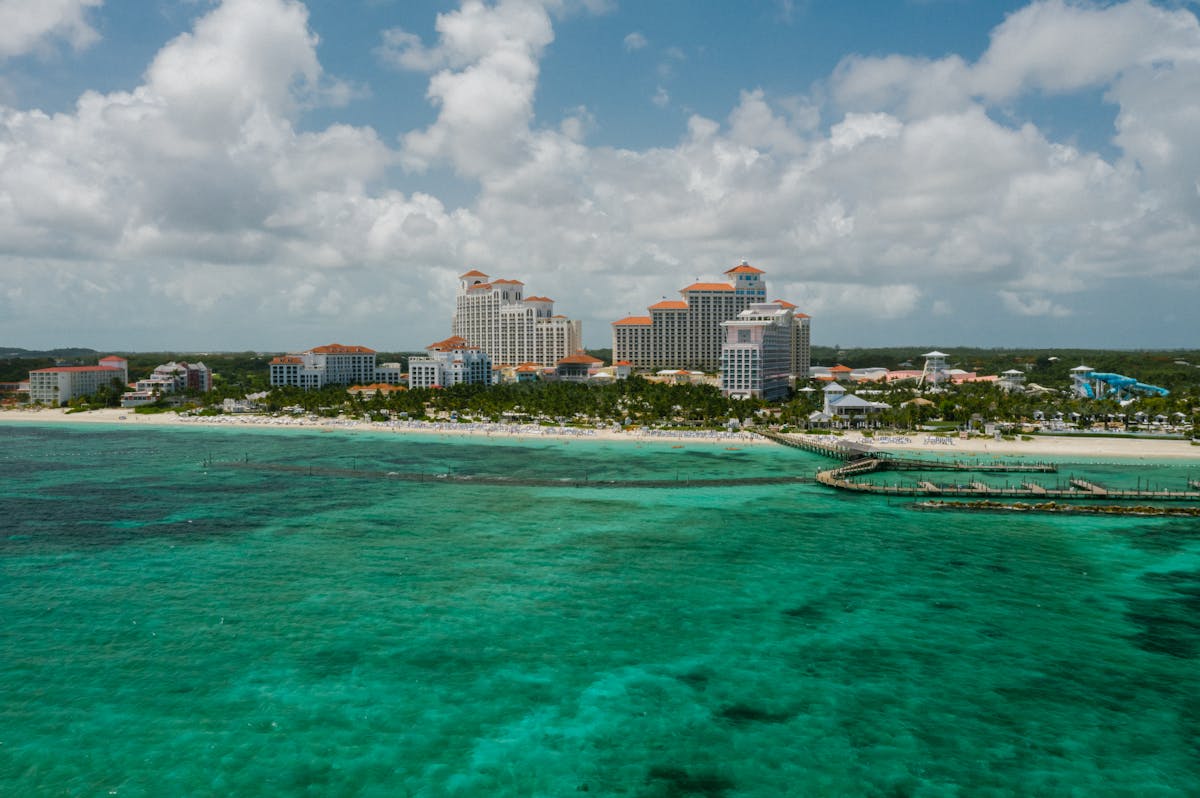 Hotel auf den Bahamas.