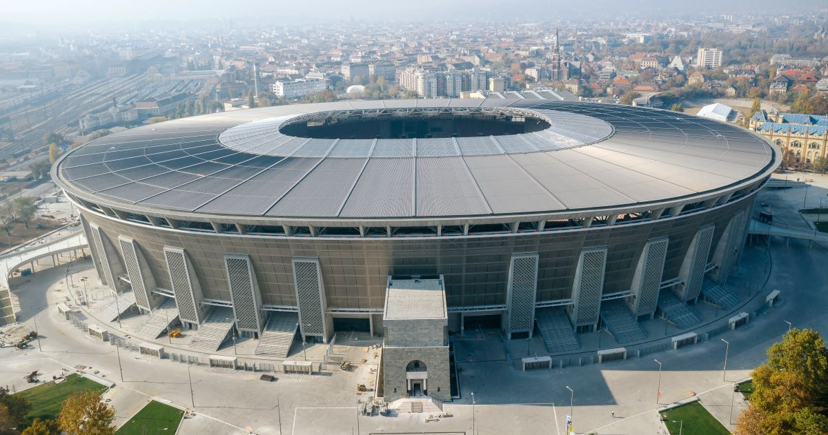 Foto der Puskás Aréna in Budapest