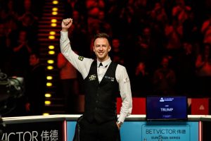 Aufnahme von Judd Trump bei den German Masters 2024.