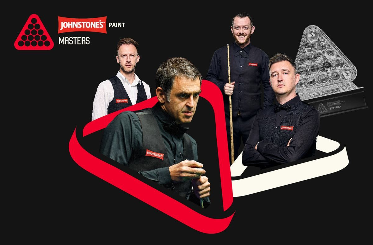 Turnier-Poster zu den Snooker Masters 2025.