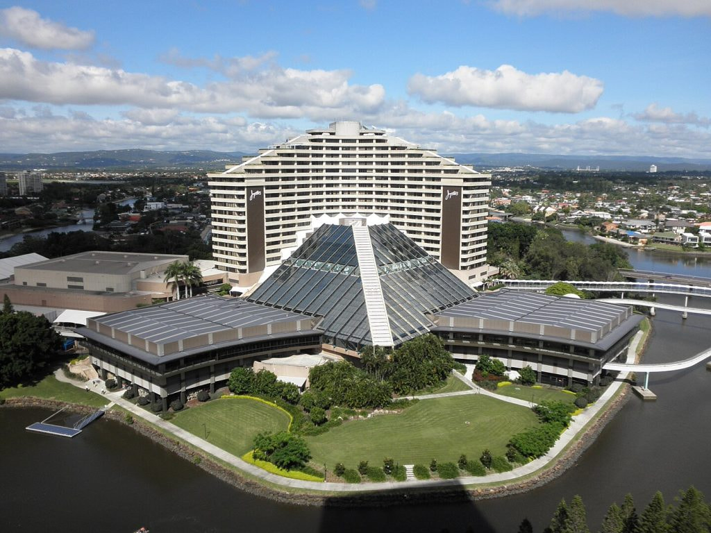 Aufnahme des Star Casinos an der Gold Coast in Queensland, Australien.