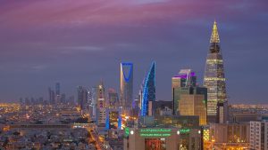 Skyline von Riad in Saudi-Arabien