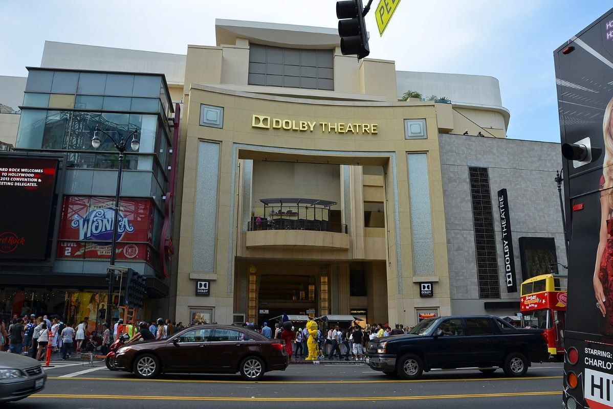 Aufnahme des Dolby Theatre, in dem die Oscars 2025 verliehen werden.