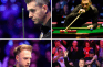 Collage von Judd Trump, Mark Selby, Kyren Wilson und Ronnie O'Sullivan.