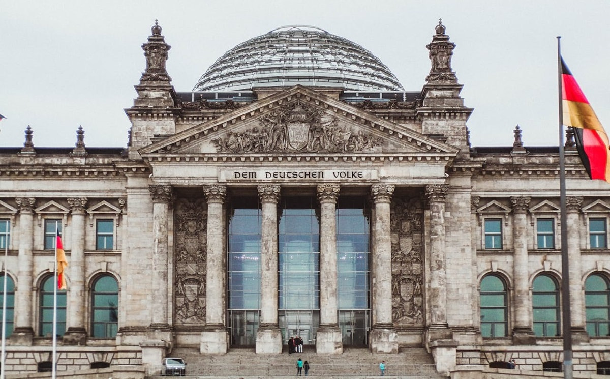 Reichstagsgebäude in Berlin