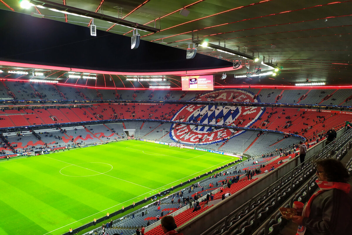 Foto der Münchener Allianz-Arena