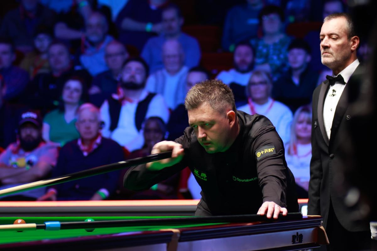 Aufnahme von Kyren Wilson bei der Players Championship 2025.